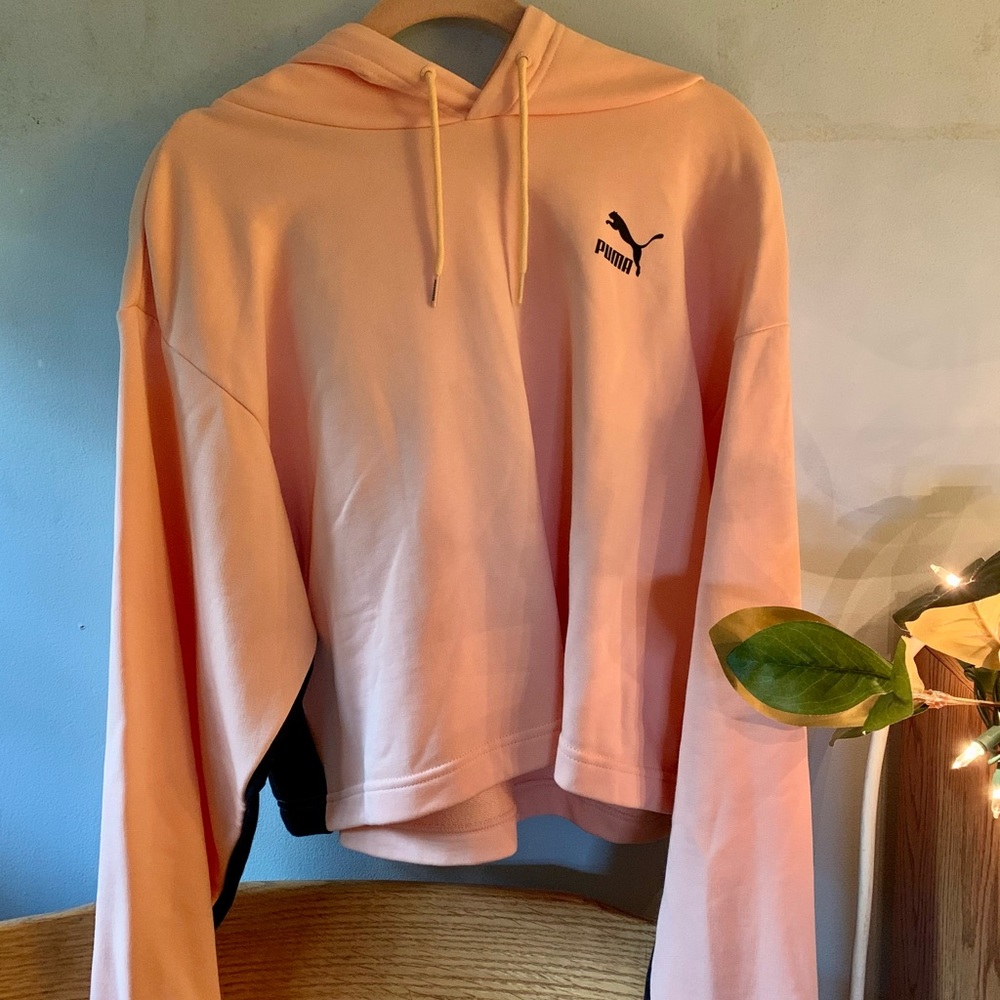 PUMA crop hoodie